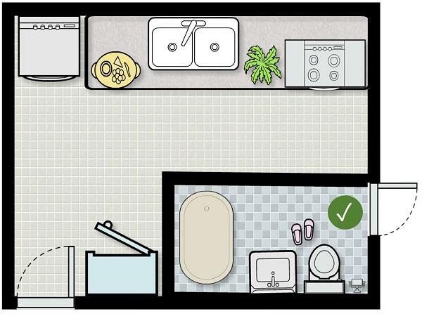 Phong thủy nhà bếp và nhà vệ sinh giúp thu hút tài lộc, vượng khí