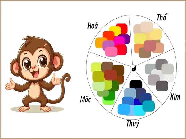 Tuổi Thân 2004 hợp màu gì theo giới tính
