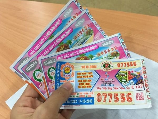 Vé số giải 6 trúng bao nhiêu tiền?